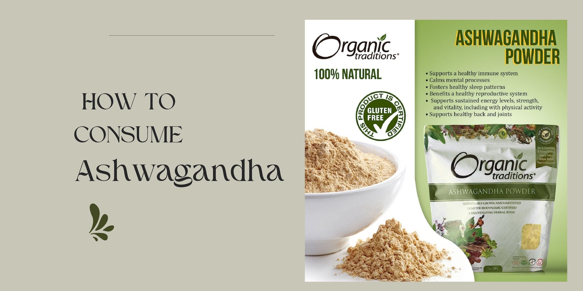 How To Consume Ashwagandha Powder? – Mudra