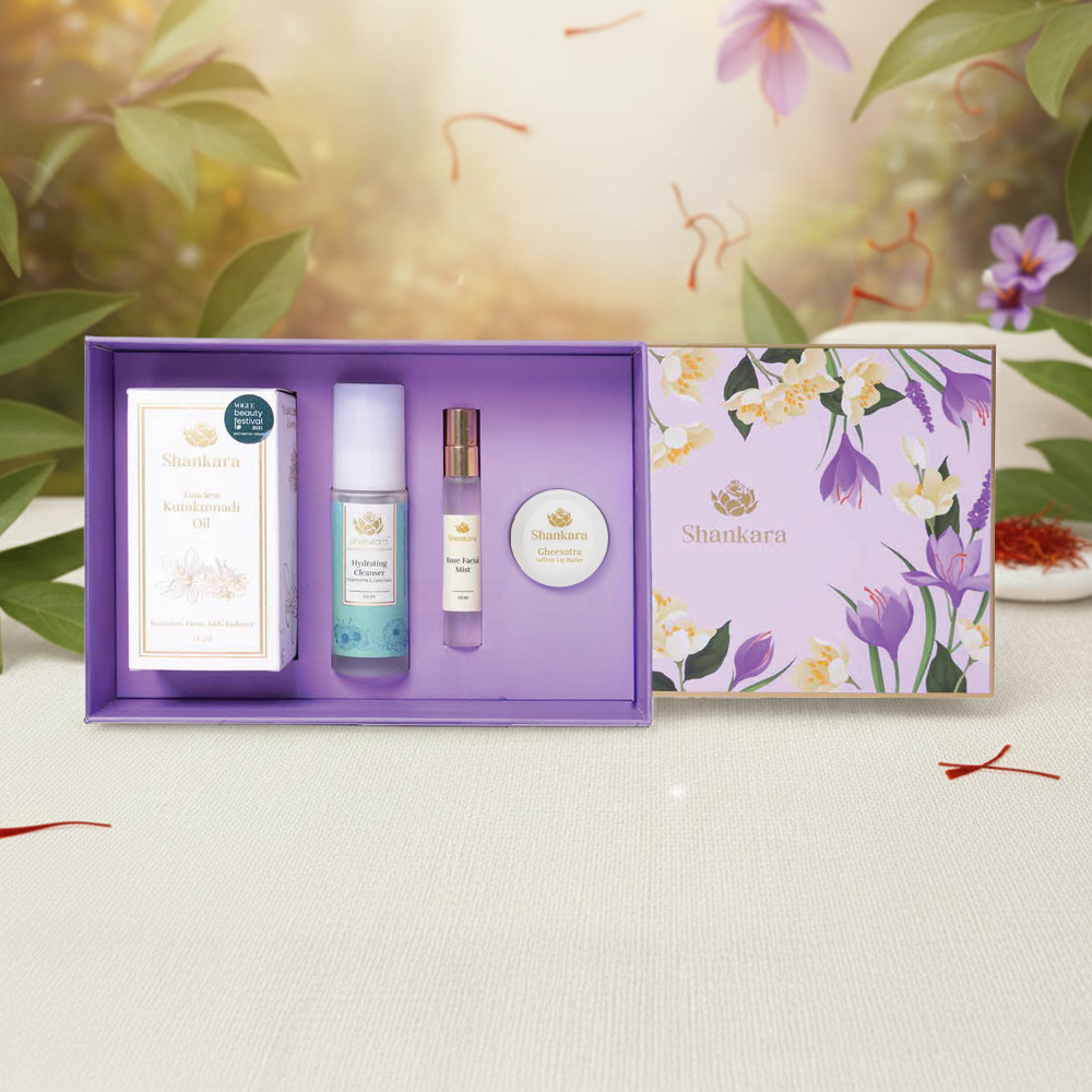Glow With Saffron Giftset - Shankara