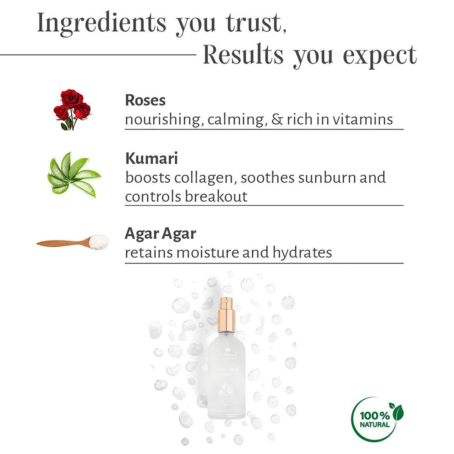Rose Facial Mist - Shankara