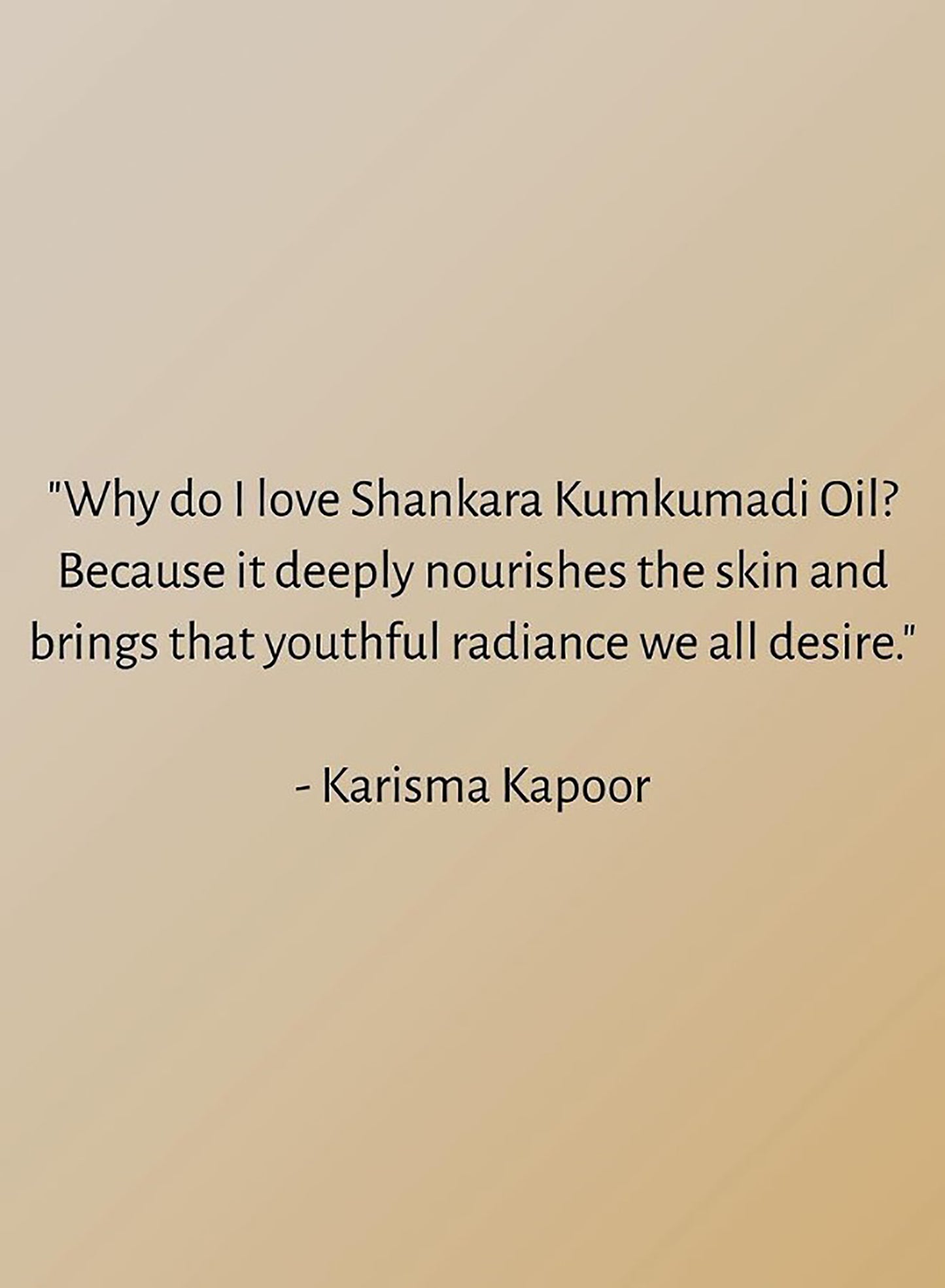 Kumkumadi Face Oil - Shankara