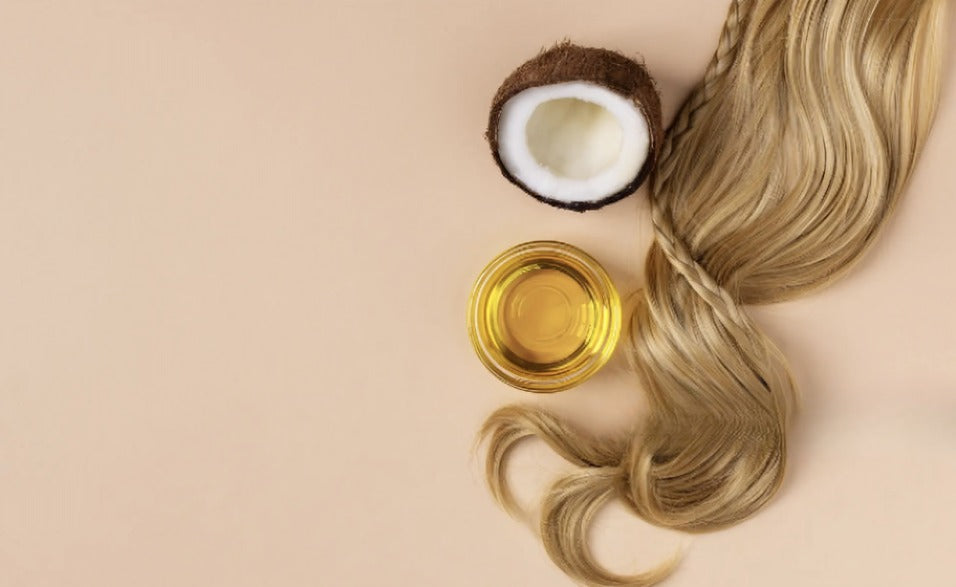 coconut oil after hair straightening