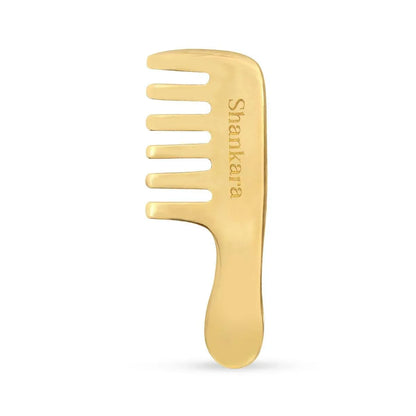 Kansa Hair Comb With 100% Pure Kansa Metal - Shankara