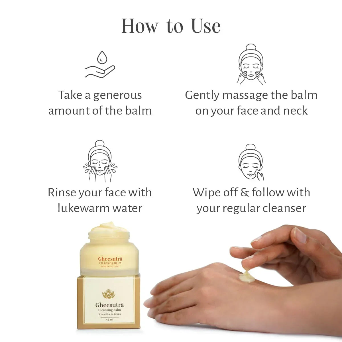 Gheesutra Face Cleansing Balm - Shankara