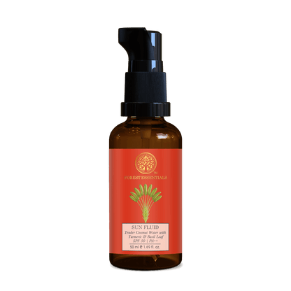 Sunscreen Tender Coconut Water with Turmeric & Basil Leaf SPF 30 PA ++ Forest Essentials