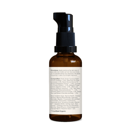 Sunscreen Tender Coconut Water with Turmeric & Basil Leaf SPF 30 PA ++ Forest Essentials
