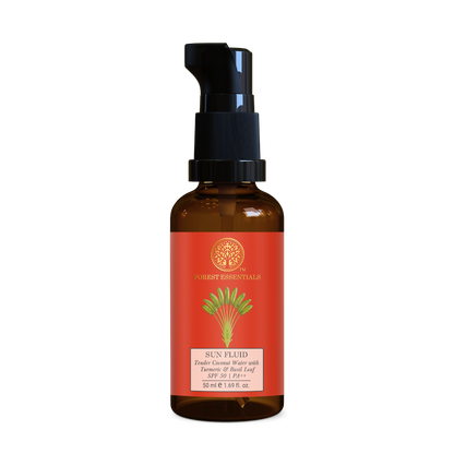 Sunscreen Tender Coconut Water with Turmeric & Basil Leaf SPF 30 PA ++ Forest Essentials