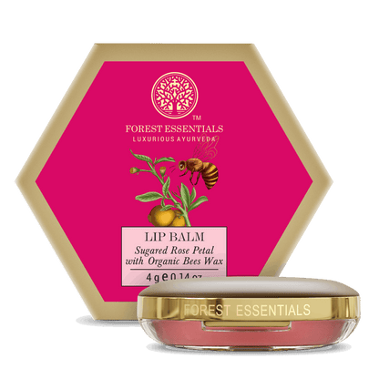 Luscious Lip Balm Sugared Rose Petal - Forest Essentials