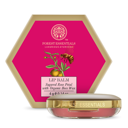 Luscious Lip Balm Sugared Rose Petal - Forest Essentials