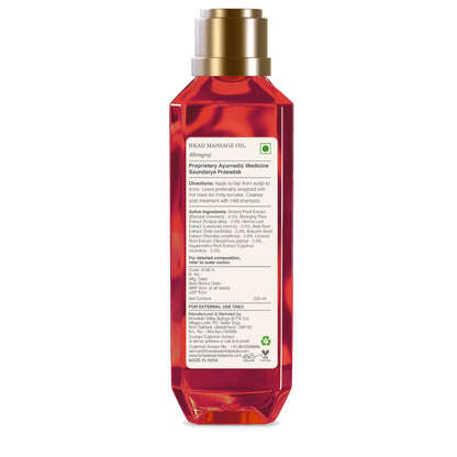 Ayurvedic Herb Enriched Head Massage Oil Bhringraj - Forest Essentials