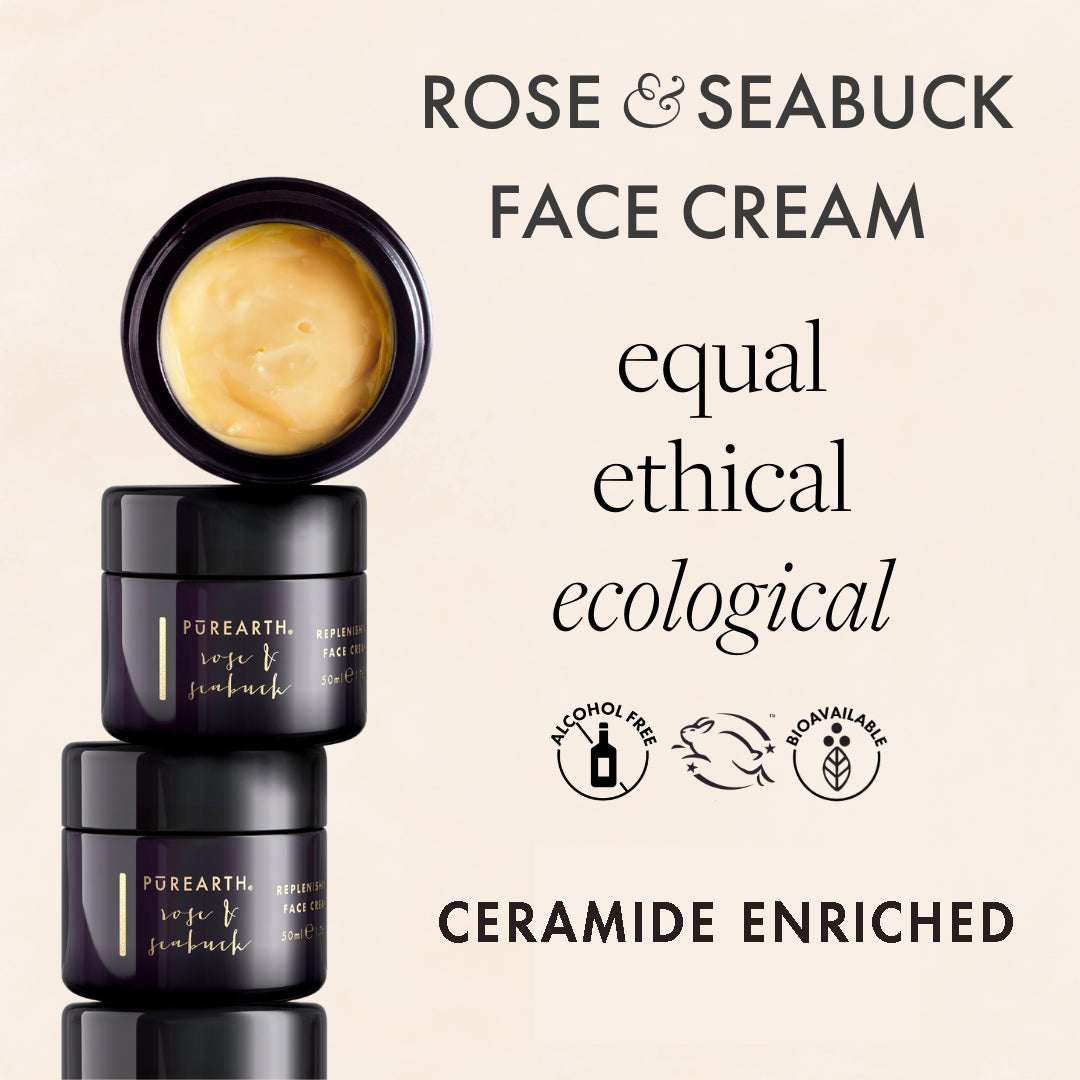 Rose & Seabuck Replenishing Face Cream - Purearth