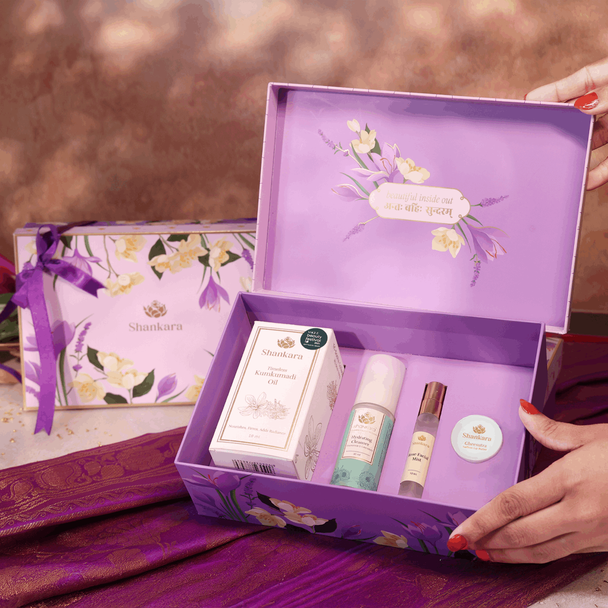 Glow With Saffron Giftset - Shankara