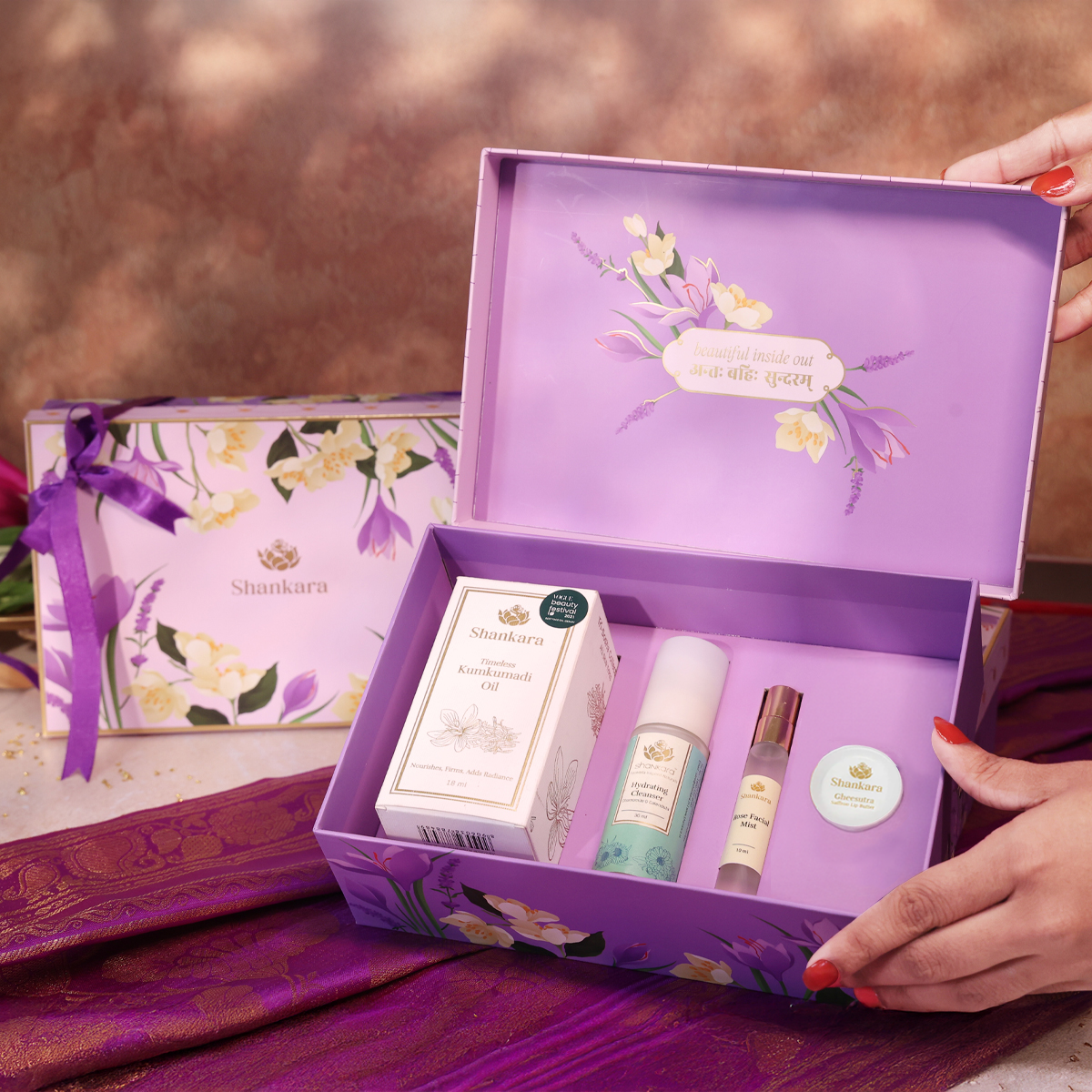 Glow With Saffron Giftset - Shankara