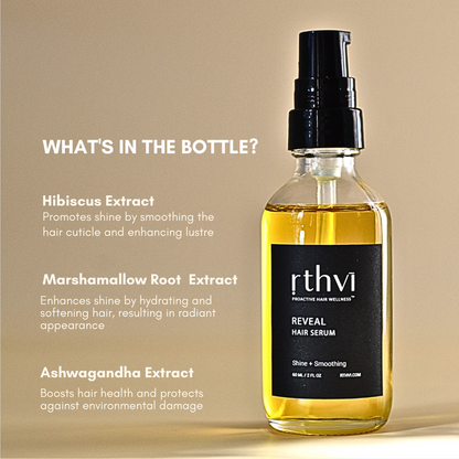 Reveal Hair Serum For Frizz Control & Shine- Rthvi