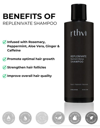 Replenivate Hair Strengthening Shampoo - Rthvi